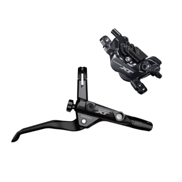 Shimano XT disc brake T8100/M8120 I-Spec II black 4-piston rear wheel right-hand lever