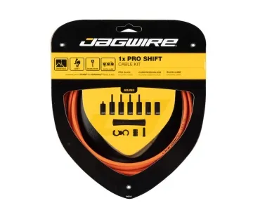 Jagwire Pro Shift 1x Shift Cable Set Road/MTB orange