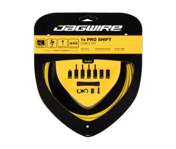 Jagwire Pro Shift 1x Shift Cable Set Road/MTB yellow