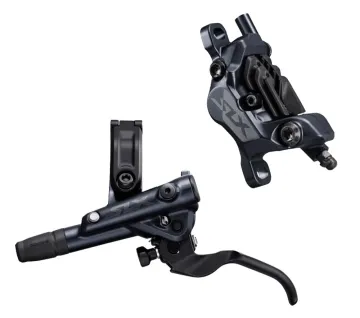 Shimano SLX disc brake M7120 I-Spec EV black 4-piston front brake, left-hand lever