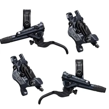 Disc Set Shimano SLX Disc Brake M7120 I-Spec EV Black 4-Piston Front + Rear