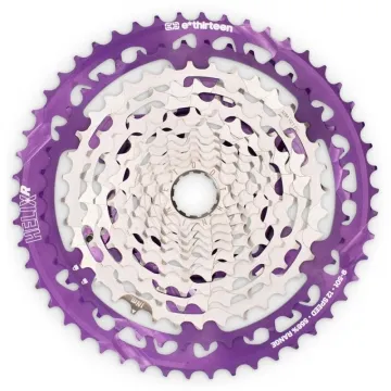 e*thirteen Helix Race Cassette MTB XD 12-speed 9-50 tooth range Eggplant Violet