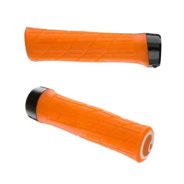 Ergon GE1 Evo Slim Factory Lock-On Handlebar Grips 30mm Frozen Orange
