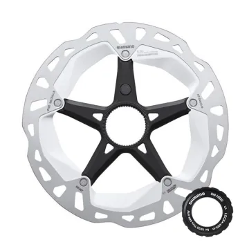 Shimano Deore XT RT-EM810-E IceTech brake disc with magnets | 203 mm Centerlock external lockring