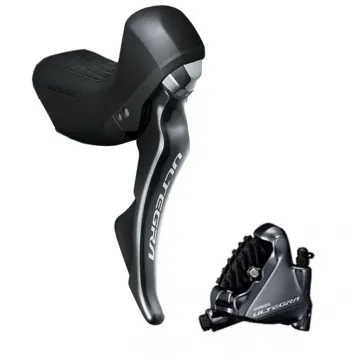 Shimano Ultegra ST-R8025 STI Disc shift/brake lever, right-hand, 11-speed + BR-R8070 Flat Mount brake caliper – remaining stock