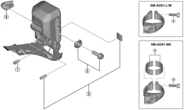 Spare parts Shimano Ultegra Di2 FD-R8050 front derailleur