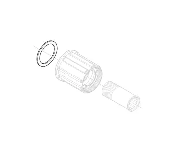 Shimano XTR / Ultegra / Deore XT / Zee rear hub spare part | Freehub body seal