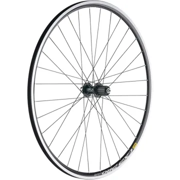 Rear wheel: Shimano 105 R7000 NoDisc hub + Mavic CXP Pro rim, black | built by TNC