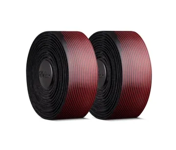 Fizik Vento Microtex Tacky Bi-Colour 2mm Handlebar Tape, Black and Red