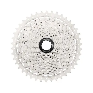 SunRace CSMS3 MTB HG 10-speed cassette, 11-40 teeth, metallic