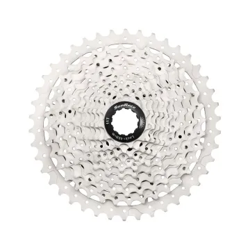 SunRace CSMS3 MTB HG 10-speed cassette, 11-46 teeth, metallic