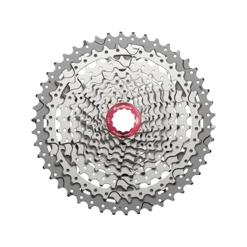 SunRace CSMX3 MTB HG 10-speed cassette, 11-46 teeth, metallic