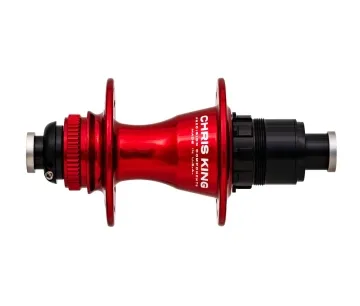 Chris King R45D Ceramic Rear Hub 12x142 Disc Centerlock 32-hole Rotor Sram XDR red | red