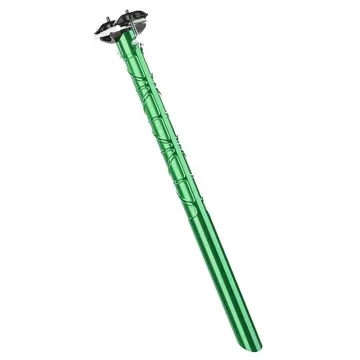 Tune Leichtes Stück Aluminium seatpost, 0 mm offset, 27.2 x 340 mm, green
