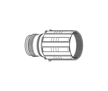 Chris King R45D Rear Hub Spare Part | Shimano HG Silver Freehub Body