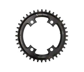 Wolf Tooth Drop Stop B Chainring – Sram asymmetrical 107mm bolt circle 9-12-speed 44 teeth
