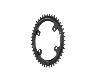 Wolf Tooth Drop Stop B Chainring – Shimano GRX 110mm bolt pattern, asymmetrical, 9-12-speed, 38 teeth