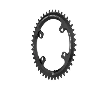 Wolf Tooth Drop Stop B Chainring – Shimano GRX 110mm asymmetrical bolt pattern, 9-12-speed, 44 teeth