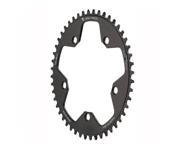 Wolf Tooth Drop Stop B Chainring - Road / Gravel / CX 130mm BCD 9-12-speed 46 teeth