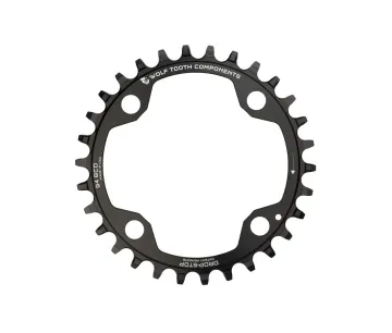 Wolf Tooth Drop Stop A Chainring - Sram X01 / X1 / GX / NX Chainring, 94mm bolt circle, 9-12-speed, 34 teeth