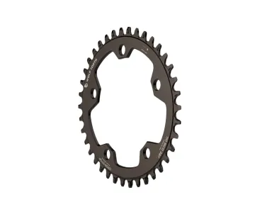 Wolf Tooth Drop Stop B Oval Chainring - Road / Gravel / CX / 110mm bolt circle 9-12-speed 38 teeth