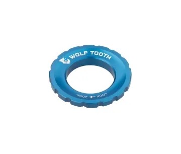 Wolf Tooth Centerlock Lockring – external thread, aluminium, blue