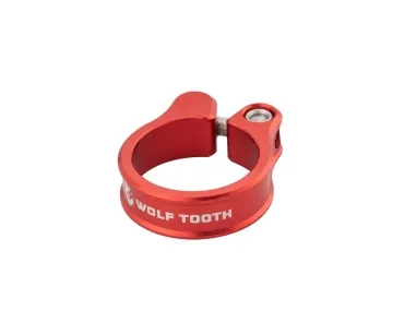 Wolf Tooth Seatpost Clamp – 38.6 mm, threaded, aluminium, red