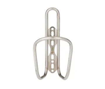 Wolf Tooth Morse bottle cage – titanium nitride silver grey