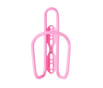 Wolf Tooth Morse Bottle Cage – Titanium Ceramic Pink Limited Edition
