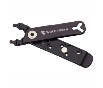 Wolf Tooth Pack Pliers Multitool – Master Link Combo black and silver