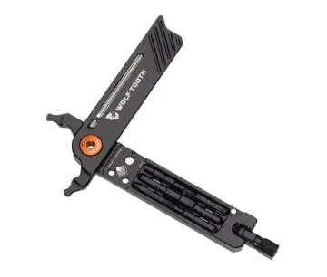 Wolf Tooth 8-Bit System Pliers Multitool – Bit holder / Chain lock pliers / Spoke + valve wrench – orange