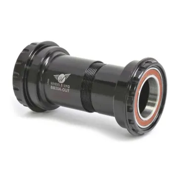 Wheels MFG BB30A Outboard Angular Contact Bottom Bracket | GXP Press-fit dimensions 42 x 73 mm asymmetrical