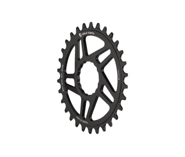 Wolf Tooth Drop-Stop ST Chainring 12-speed HG+ - Race Face Cinch Boost 3mm Offset 30 teeth