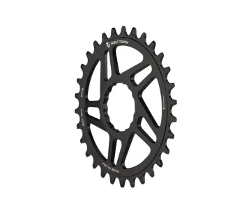 Wolf Tooth Drop-Stop ST Chainring 12-speed HG+ - Race Face Cinch Boost 3mm Offset 32 Teeth