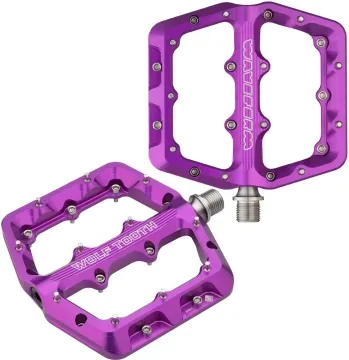 Wolf Tooth Waveform Platform Pedals Large Purple