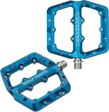 Wolf Tooth Waveform Platform Pedals Small Blue