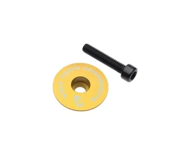 Wolf Tooth Ahead Cap - 1 1/8 inch | Height 1 mm Aluminium gold