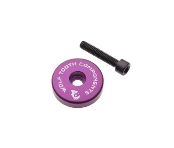 Wolf Tooth Ahead Cap – 1 1/8 inch | Height 5 mm Aluminium purple