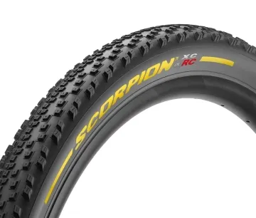 Pirelli Scorpion XC RC Tubeless Ready folding tyre – 29 inches x 2.20 / 622-55 yellow