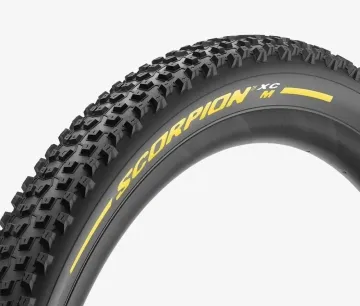 Pirelli Scorpion XC M Tubeless Ready folding tyre – 29 inches x 2.20 / 622-55 yellow