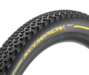 Pirelli Scorpion XC H Tubeless Ready folding tyre – 29 inches x 2.20 / 622-55 yellow