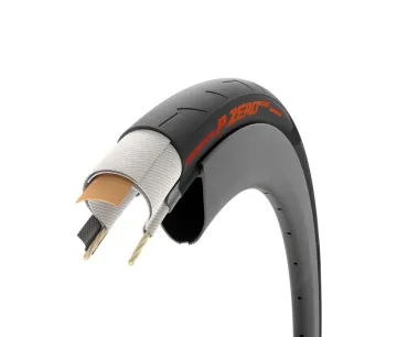 Pirelli P Zero Race Road Bike Tyre – Tube Type 26x622 foldable black-red