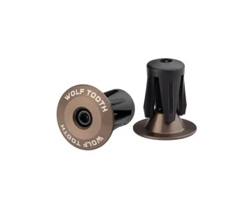 Wolf Tooth Bar Ends – screw-on 16–21.5 mm aluminium espresso