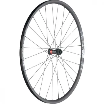 28-inch road/gravel front wheel: DT Swiss 240 EXP straight-pull hub + DT Swiss RR 421 rim, built by TNC