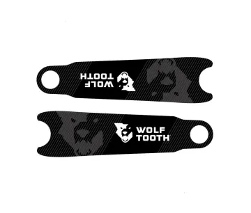Wolf Tooth Crank Arm Protector – 190x49.2mm self-adhesive film, black