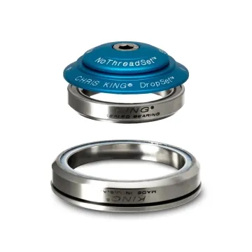 Chris King DropSet 5 Headset Tapered 1 1/8 - 1.5 inches matt turquoise | matte turquoise IS42/28.6 - IS52/40