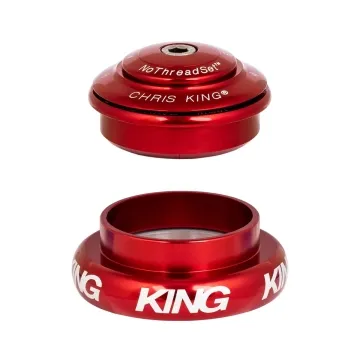 Chris King InSet i7 Headset Mixed Tapered 1 1/8 - 1 1/5 inch red | red ZS44/28.6 - EC44/40