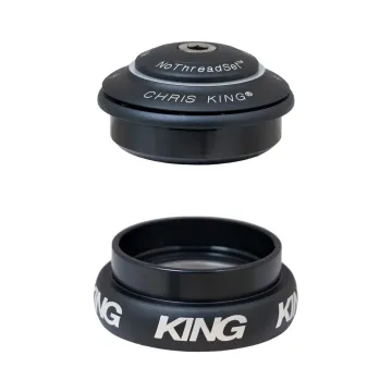 Chris King InSet i8 Headset Mixed Tapered 1 1/8 - 1 1/4 inch grey-blue | midnight ZS44/28.6 - EC44/33