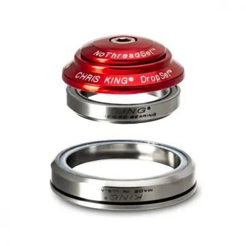 Chris King DropSet 2 Headset Ceramic Tapered 1 1/8 - 1.5 inches red | red IS42/28.6 - IS52/40