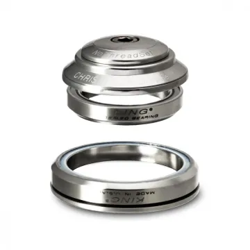 Chris King DropSet 3 Headset Ceramic Tapered 1 1/8 - 1.5 inch silver | silver IS41/28.6 - IS52/40